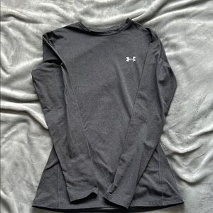 Under Armour Women's Dark Gray Long Sleeve Top